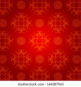 Abstract Chinese New Year Background Vector Design