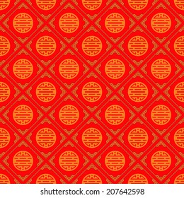 Abstract chinese new year background / Modern chinese new year pattern vector design 