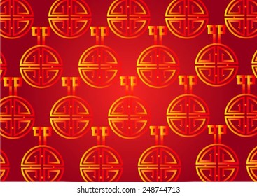 Abstract chinese new year background vector design