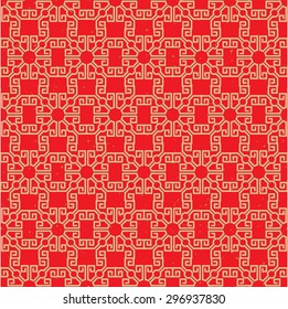 Abstract Chinese new year background / Modern Chinese new year pattern vector design
