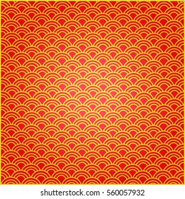 Abstract chinese new year background vector design