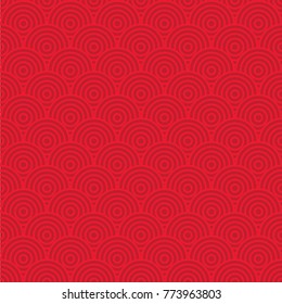 Abstract Chinese new year background vector design - oriental seamless pattern