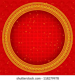 Abstract Chinese new year vector design / Modern chinese new year pattern vector design