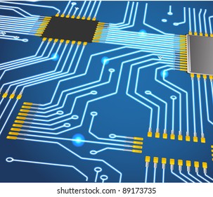 Abstract chip background