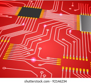 Abstract chip background