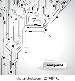 Abstract Chip Background - Vector illustration, Graphic Design Editable For Your Design