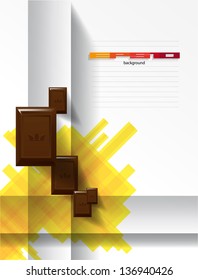 ABSTRACT CHOCOLATE BACKGROUND