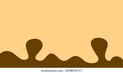 abstract chocolate background. chocolate wave Background. chocolate fluid background. chocolate liquid background. 