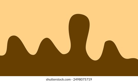 abstract chocolate background. chocolate wave Background. chocolate fluid background. chocolate liquid background. 