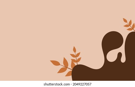 abstract chocolate backgrounds. hand drawn doodle objects. minimalist modern trendy vector illustrations. Every background is isolated. Pastel colors