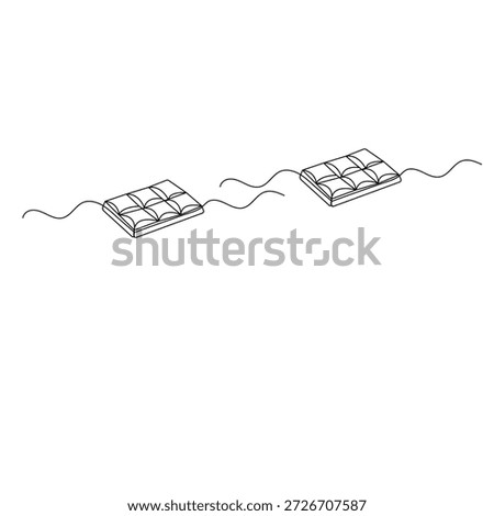 Abstract chocolate bar vector illustration

