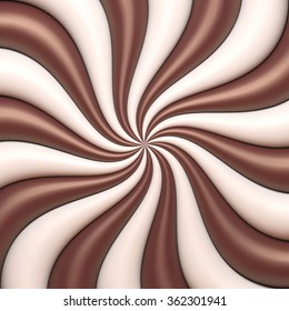 Abstract chocolate and cream background. Vector background for banner, poster, flyer, card, postcard, cover, brochure.