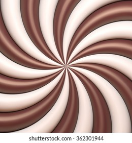 Abstract chocolate and cream background. Vector background for banner, poster, flyer, card, postcard, cover, brochure.