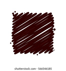 Abstract chocolate drop splash vector illustration. Tasty trendy picture. Banner hot chocolate dessert. Realistic hot chocolate drop splash pattern