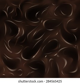 Abstract Chocolate seamless background. Vector