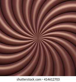 Abstract chocolate swirl background. Pattern design for banner, poster, flyer, card, postcard, cover, brochure.