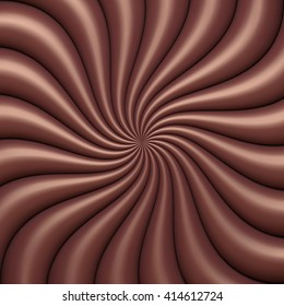 Abstract chocolate swirl background. Pattern design for banner, poster, flyer, card, postcard, cover, brochure.