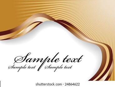 abstract chocolate wave background; clip-art
