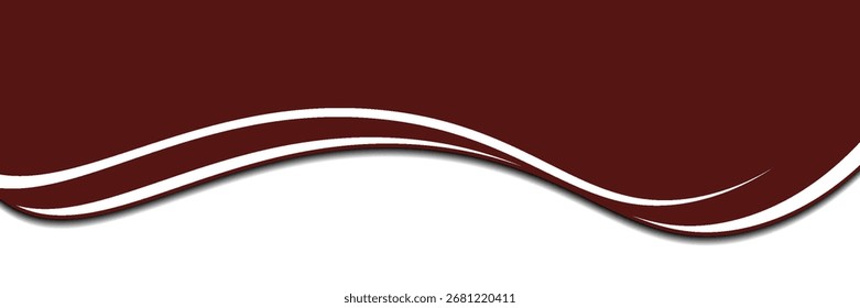 Fondo abstracto de la onda del chocolate. Ilustración vectorial, ilustración, EPS10, diseño simple.