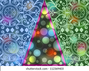 Abstract christmas