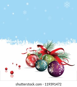 Abstract Christmas background