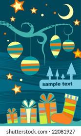 Abstract Christmas background