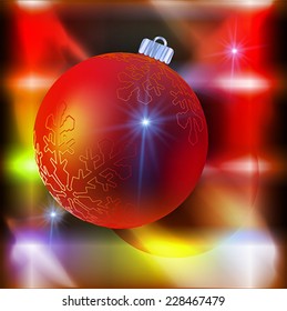 The abstract christmas background