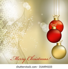 Abstract Christmas background