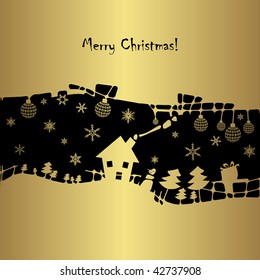 Abstract christmas background