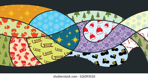 Abstract Christmas background