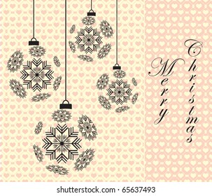 Abstract Christmas background