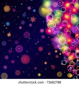 Abstract Christmas Background.
