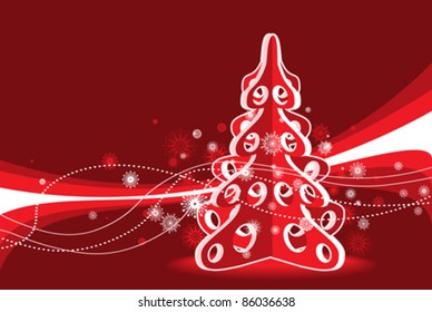 Abstract Christmas background