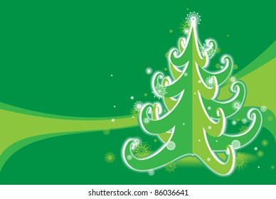 Abstract Christmas background