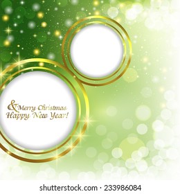 abstract Christmas background with balls