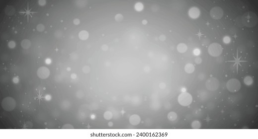 abstract christmas background with bokeh light