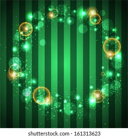 Abstract Christmas background with bubbles vector