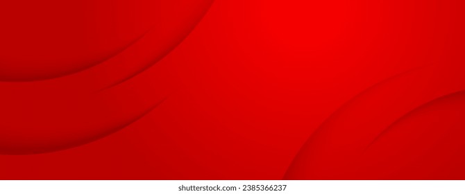 Abstract christmas background with curve lines on red background. Illustration horizontal template background banner.