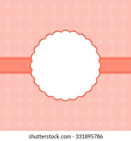 Abstract Christmas Background, christmas decorations, snowflakes and a frame