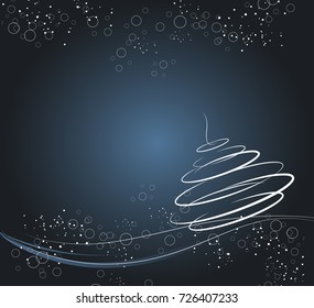 Abstract Christmas background for design.