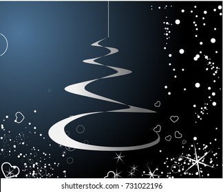 Abstract Christmas background for design 