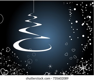 Fundo de Natal abstrato para design 