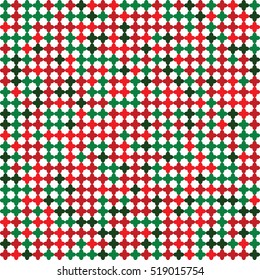Abstract christmas background flower square on the white background