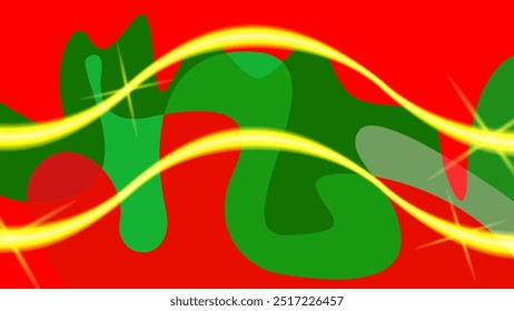 Abstract Christmas Background. Fluid and Liquid