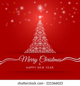 Abstract christmas background image. Vector, illustration.