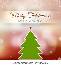 Abstract christmas background image. Vector, illustration.