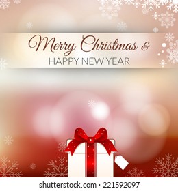 Abstract christmas background image. Vector, illustration.