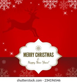 Abstract christmas background image. Vector, illustration.