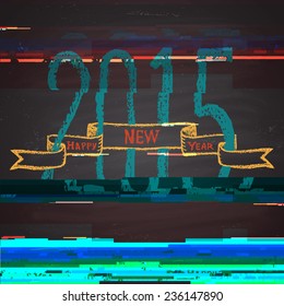 Abstract Christmas background noise. Glitch effect. New Year theme.