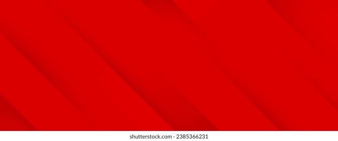 Abstract christmas background with paper layer on red background. Illustration horizontal template background banner.